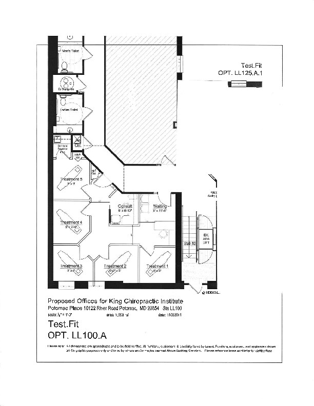 10100-10154 River Rd, Potomac, MD for lease Floor Plan- Image 1 of 1