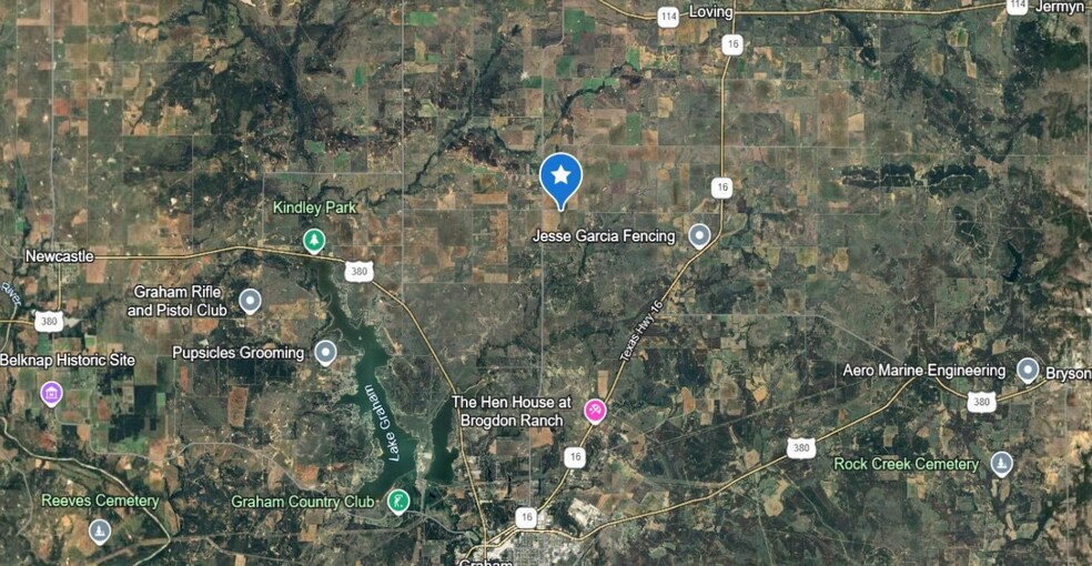 Turtle Hole Rd, Graham, TX for sale - Aerial - Image 2 of 2