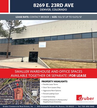 More details for 8269 E 23rd Ave, Denver, CO - Multiple Space Uses for Lease