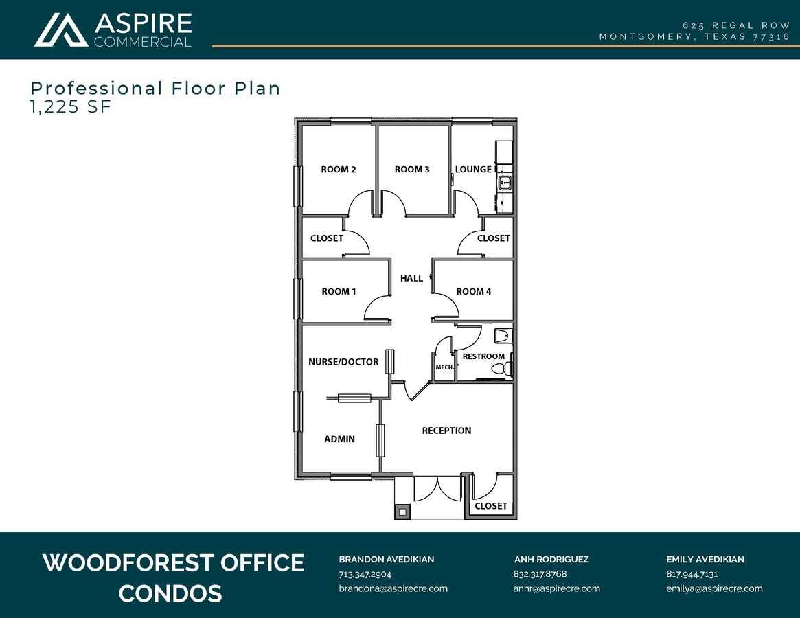 625 Regal Row, Montgomery, TX 77316 - Unit 604 -  - Floor Plan - Image 1 of 7