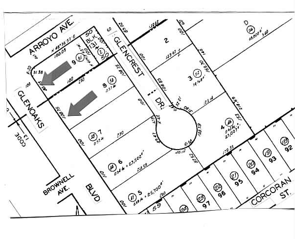 11856 Glenoaks Blvd, San Fernando, CA for lease - Plat Map - Image 2 of 4