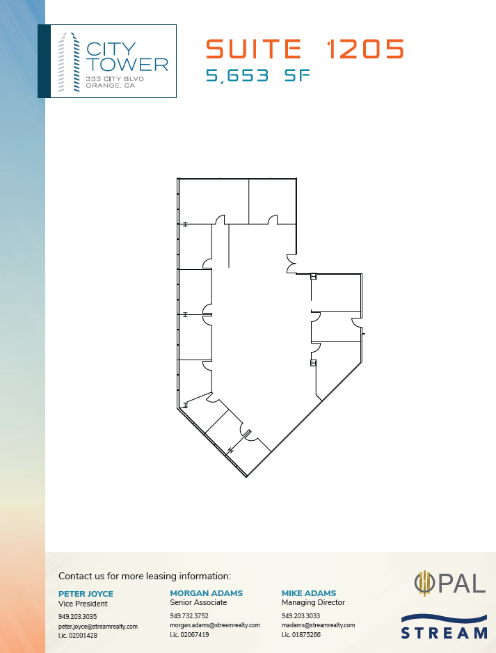 333 City Blvd W, Orange, CA for lease Floor Plan- Image 1 of 1