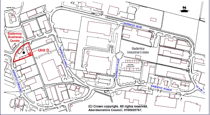 Badentoy Cres, Portlethen for lease - Site Plan - Image 2 of 2