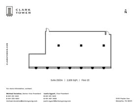 5100 Poplar Ave, Memphis, TN for lease Site Plan- Image 1 of 1