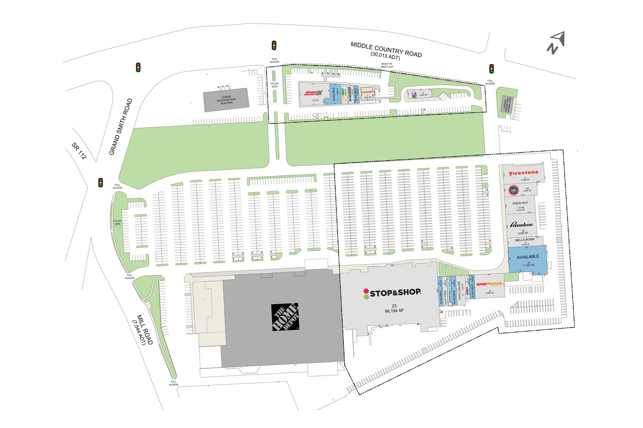 264- 274 Middle Country Rd, Coram, NY for lease Site Plan- Image 1 of 1