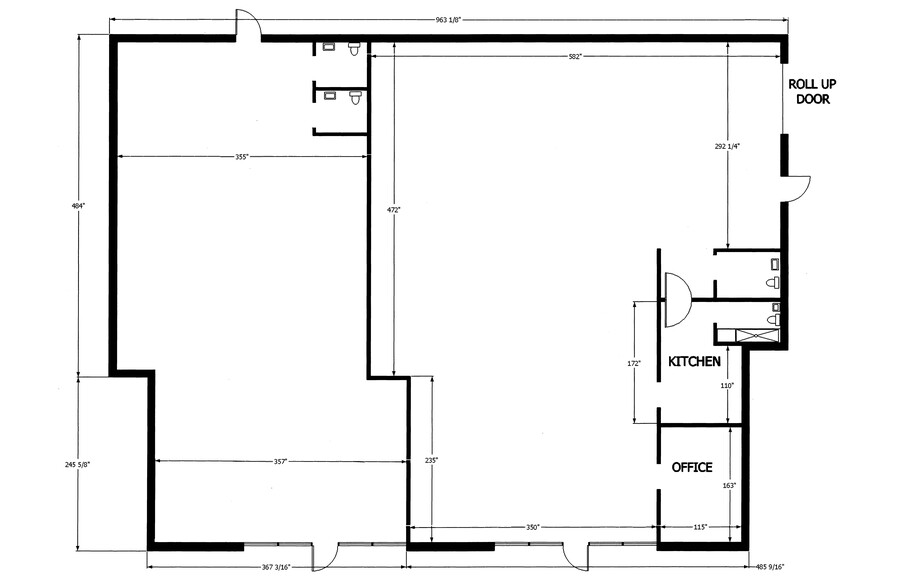 1053 Sunset Blvd, West Columbia, SC for lease - Floor Plan - Image 2 of 3