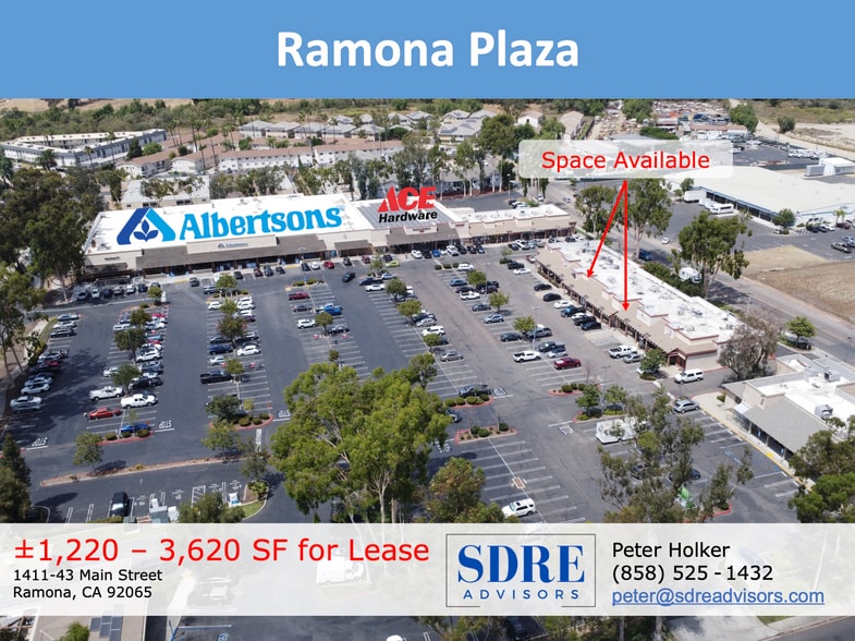 1407-1467 Main St, Ramona, CA for lease - Building Photo - Image 1 of 9