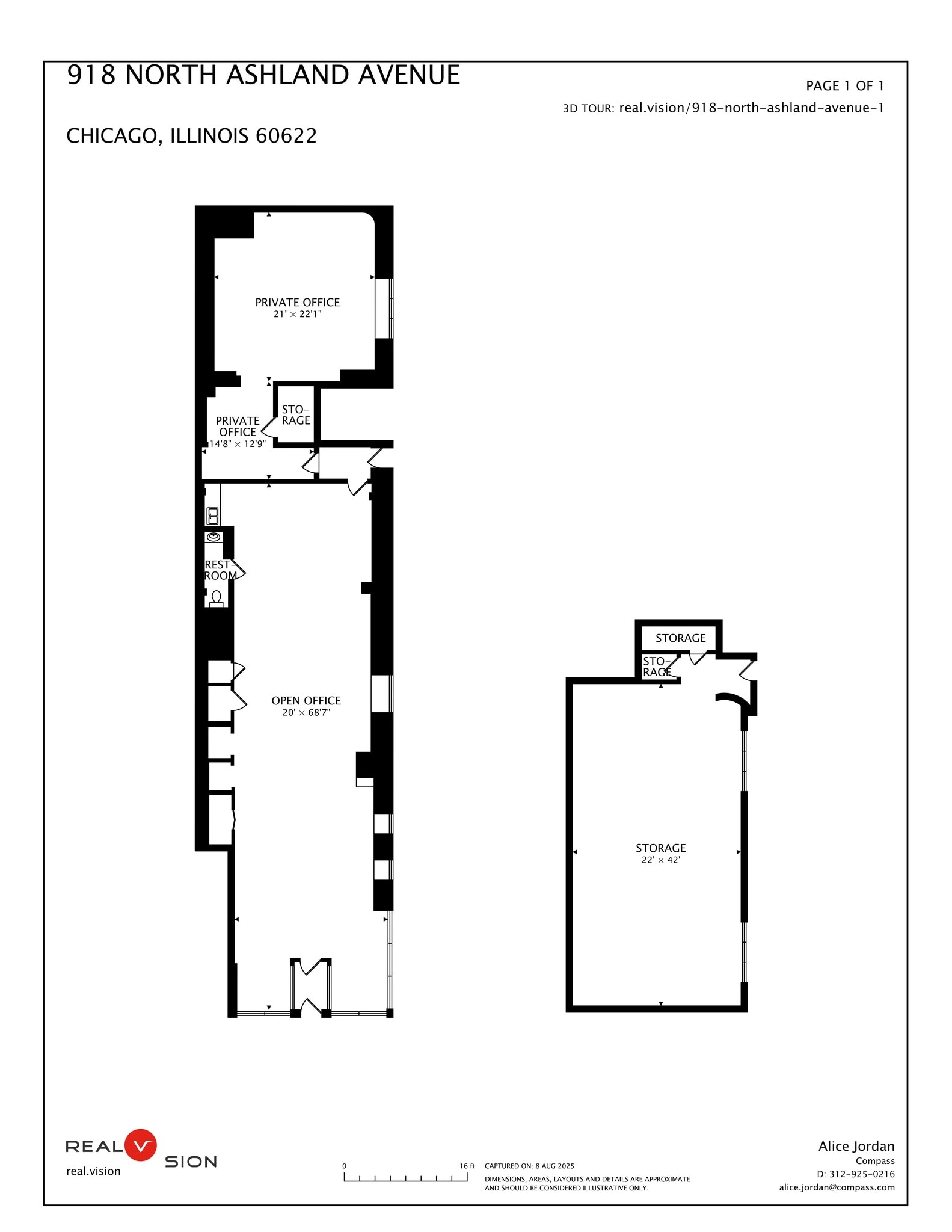 918 N Ashland Ave, Chicago, IL for lease Site Plan- Image 1 of 1