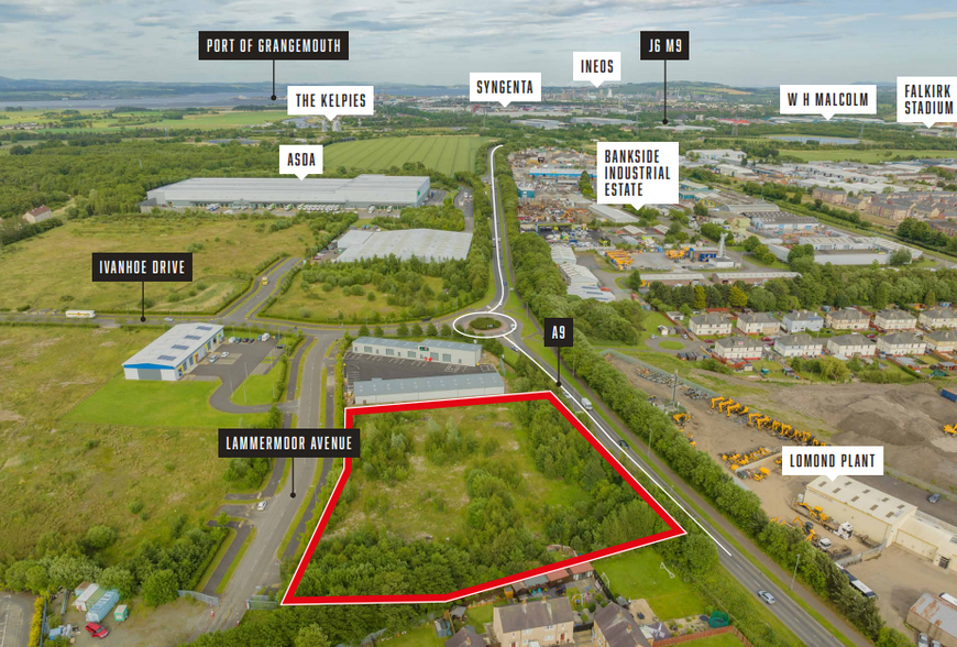 A9 Estate Lammermoor Av, Falkirk for sale - Aerial - Image 2 of 3