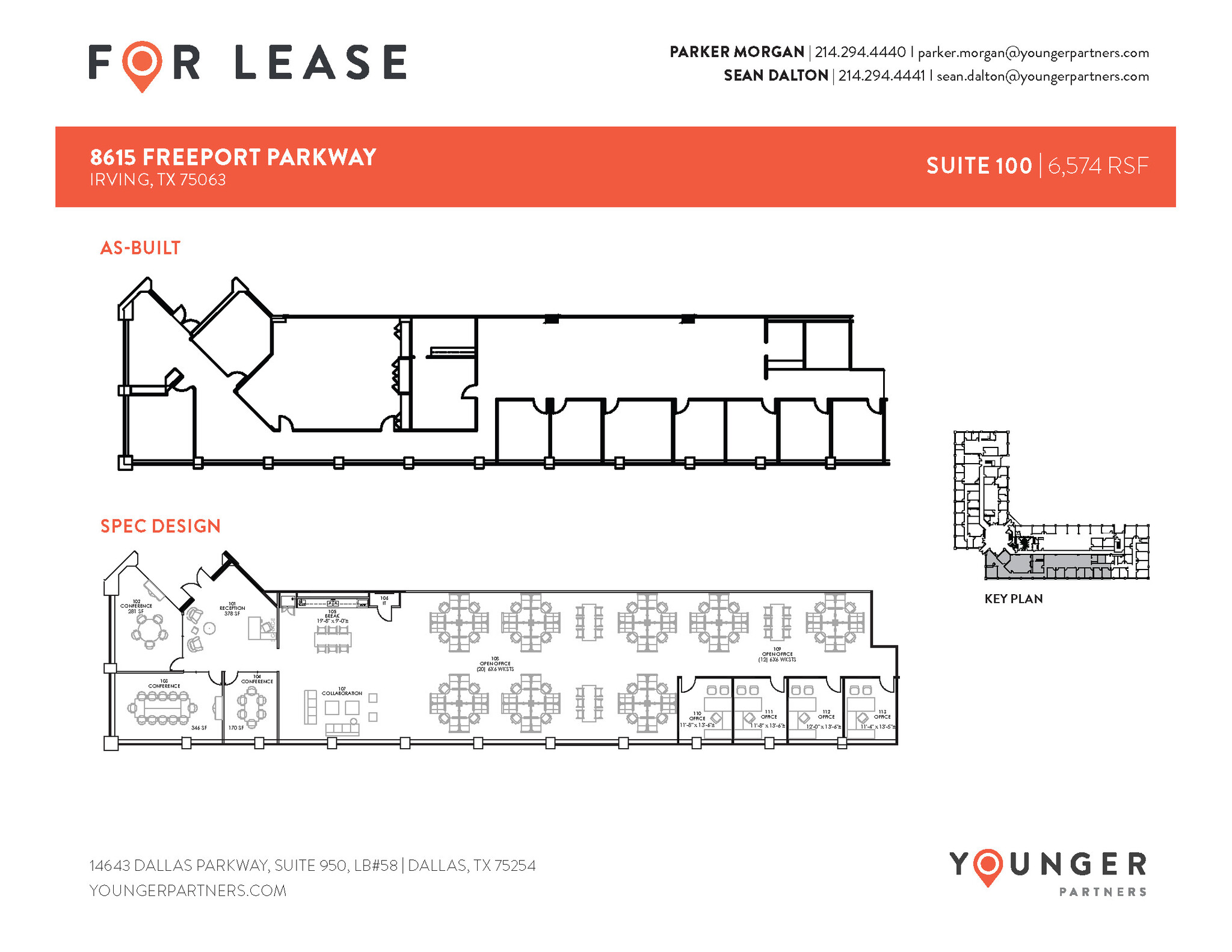 8615 Freeport Pky, Irving, TX for lease Floor Plan- Image 1 of 2