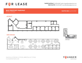 8615 Freeport Pky, Irving, TX for lease Floor Plan- Image 1 of 2