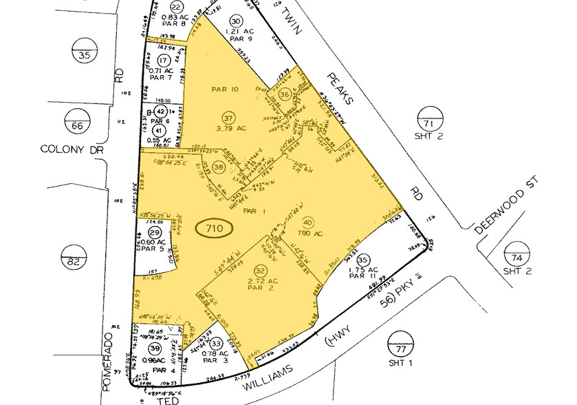 14721-14857 Pomerado Rd, Poway, CA for sale - Plat Map - Image 1 of 1