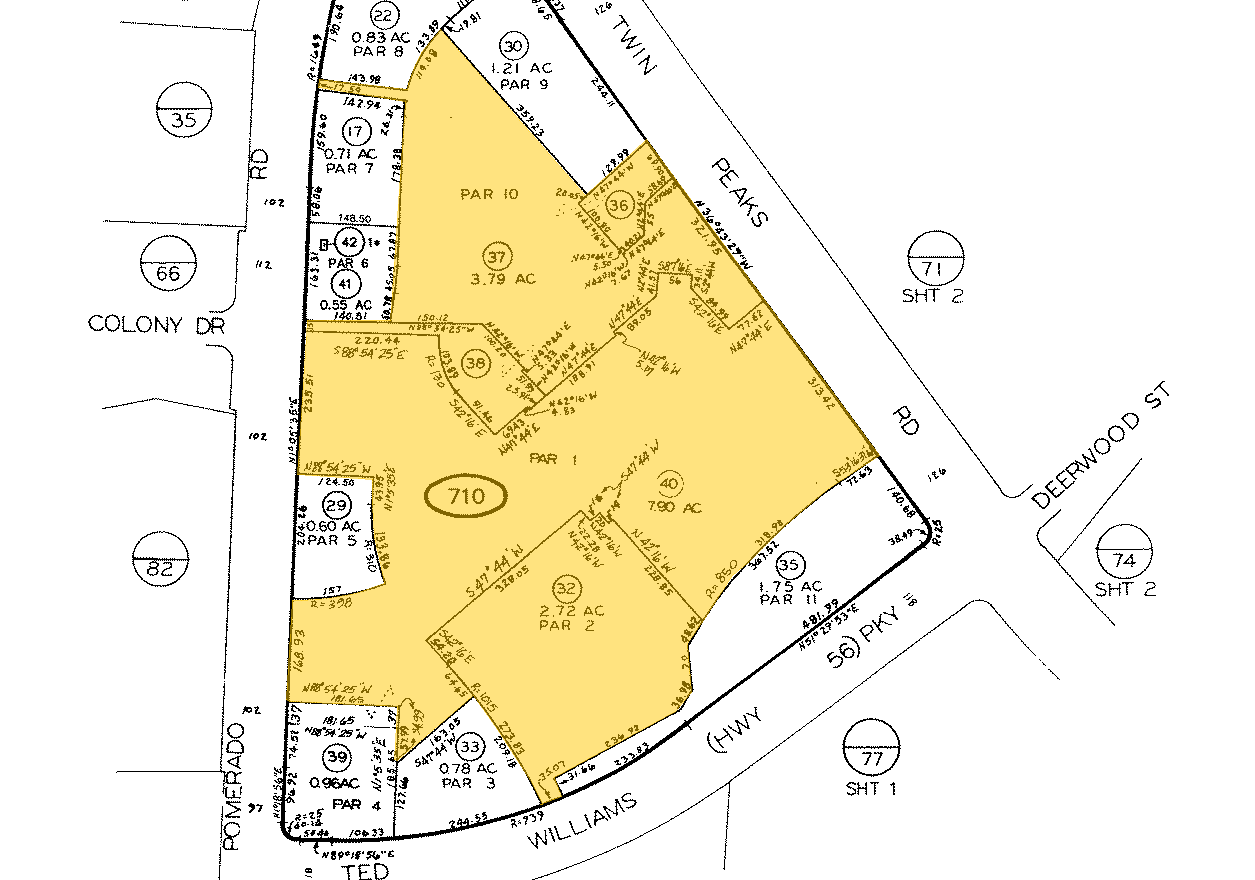 14969 Pomerado Rd, Poway, CA for sale Plat Map- Image 1 of 1