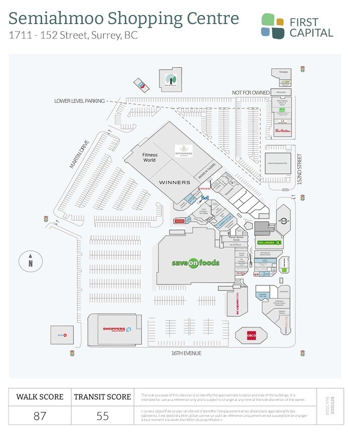 1601-1715 152 St, Surrey, BC for lease Floor Plan- Image 1 of 1