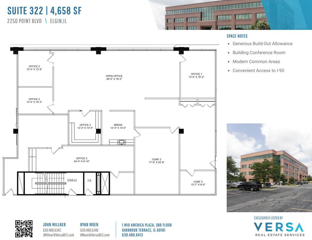 2250 Point Blvd, Elgin, IL for lease Floor Plan- Image 1 of 2