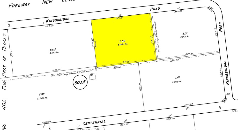 60 Kingsbridge Rd, Piscataway, NJ for lease - Plat Map - Image 3 of 13