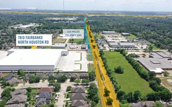 Fairbanks North Houston Rd, Houston, TX - aerial  map view