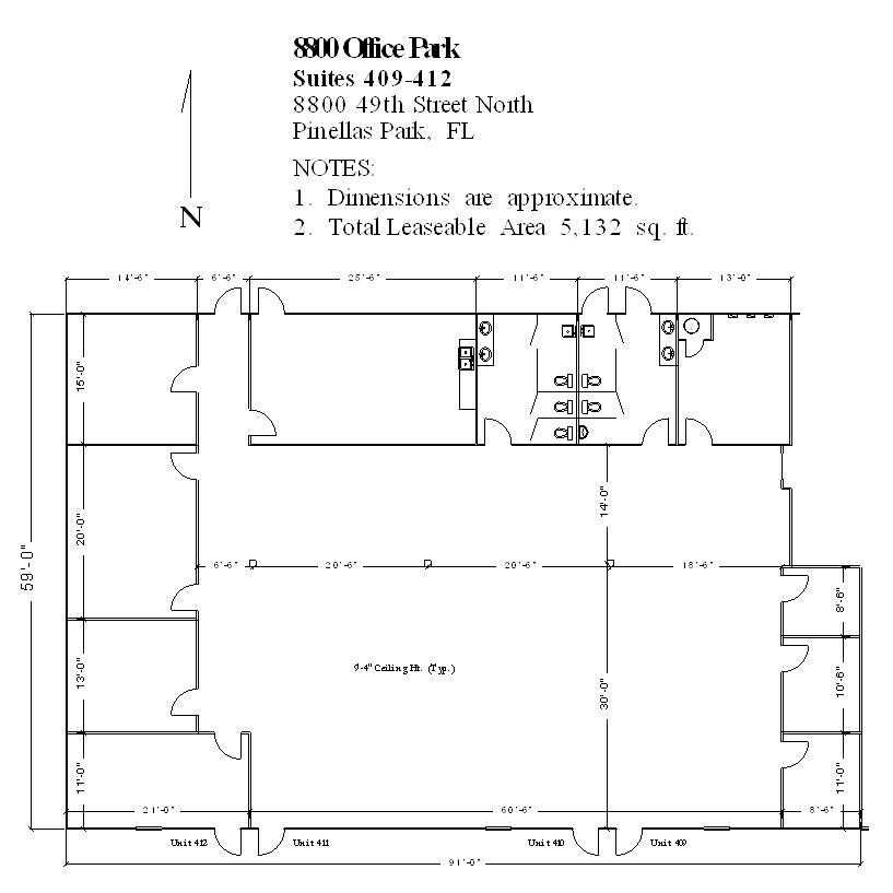 8800 49th St N, Pinellas Park, FL for lease Floor Plan- Image 1 of 1