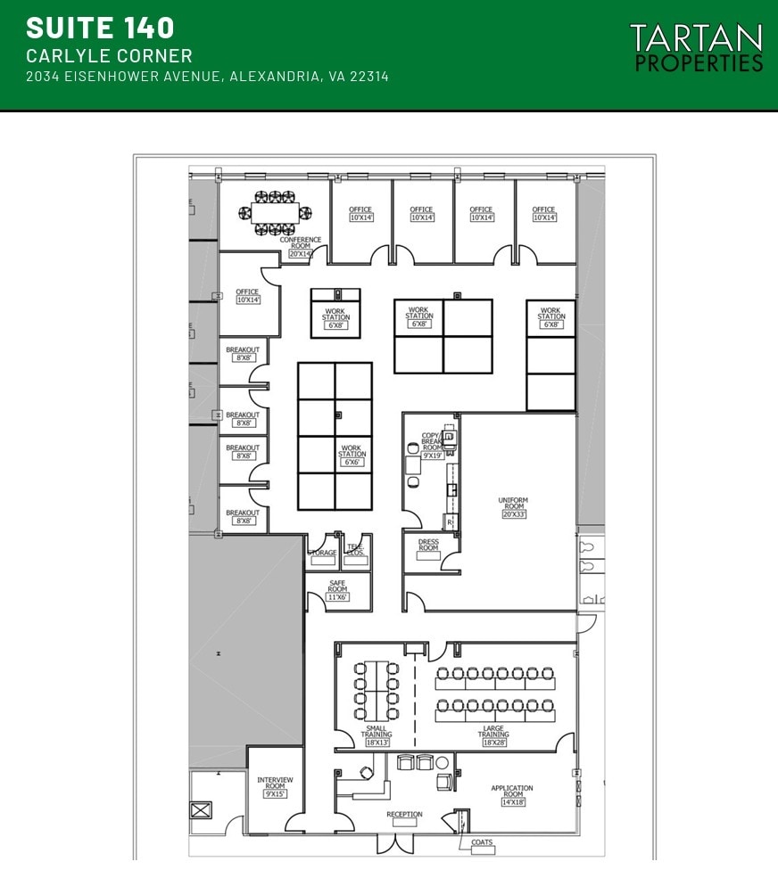 2034 Eisenhower Ave, Alexandria, VA for lease Floor Plan- Image 1 of 1