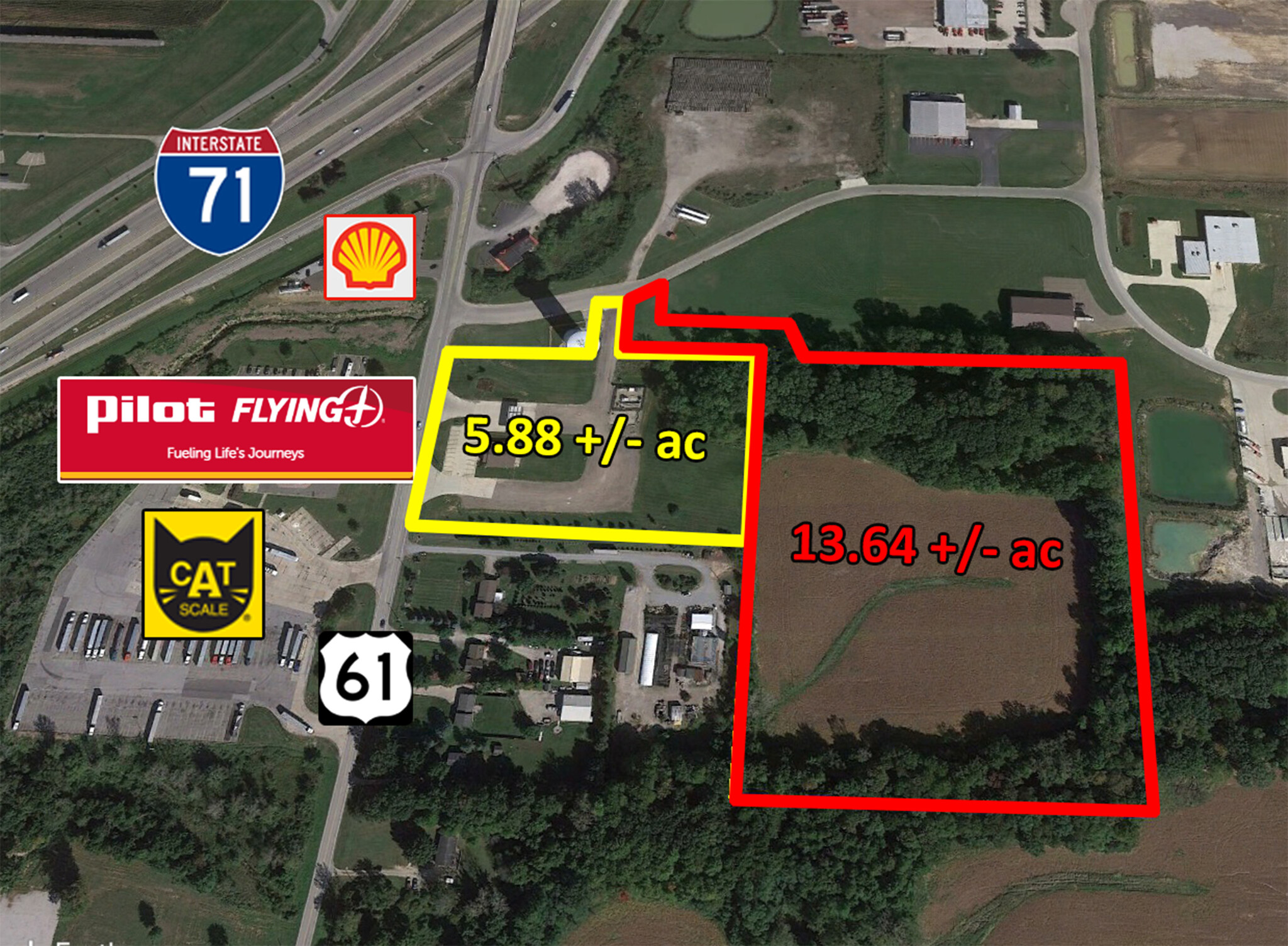 461 State Route 61, Marengo, OH for sale Aerial- Image 1 of 12