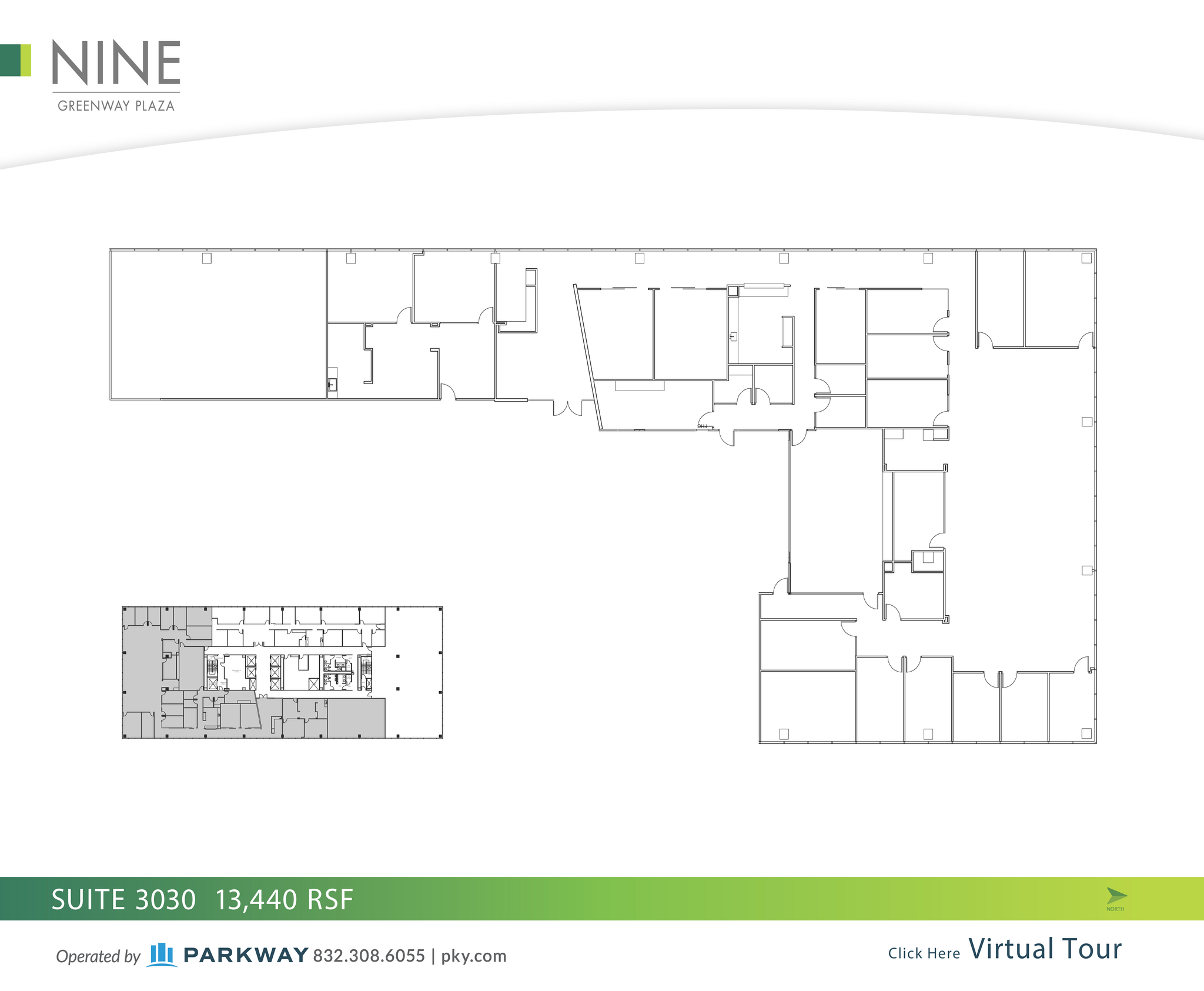 9 Greenway Plz, Houston, TX for lease Floor Plan- Image 1 of 2