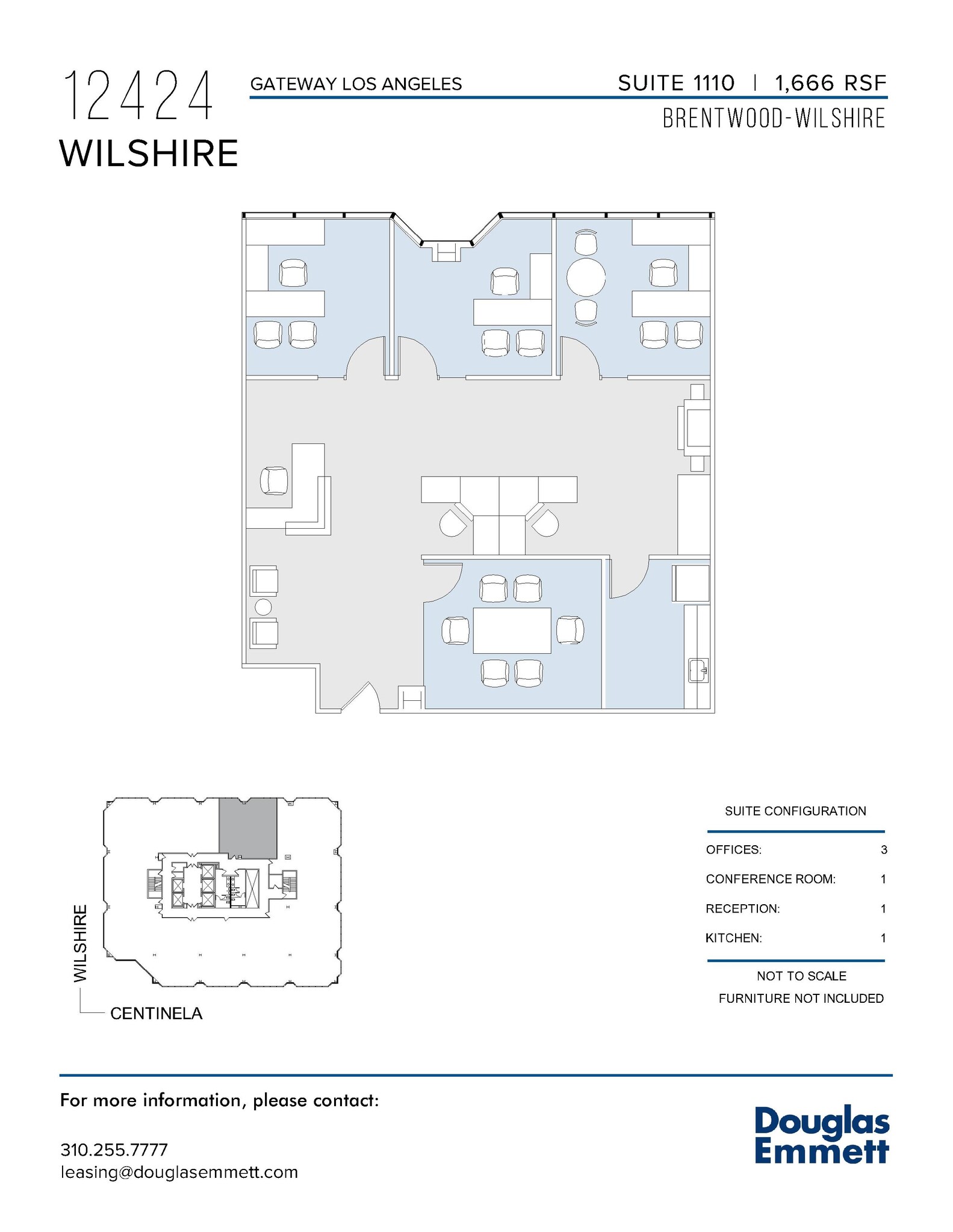 12424 Wilshire Blvd, Los Angeles, CA for lease Floor Plan- Image 1 of 1