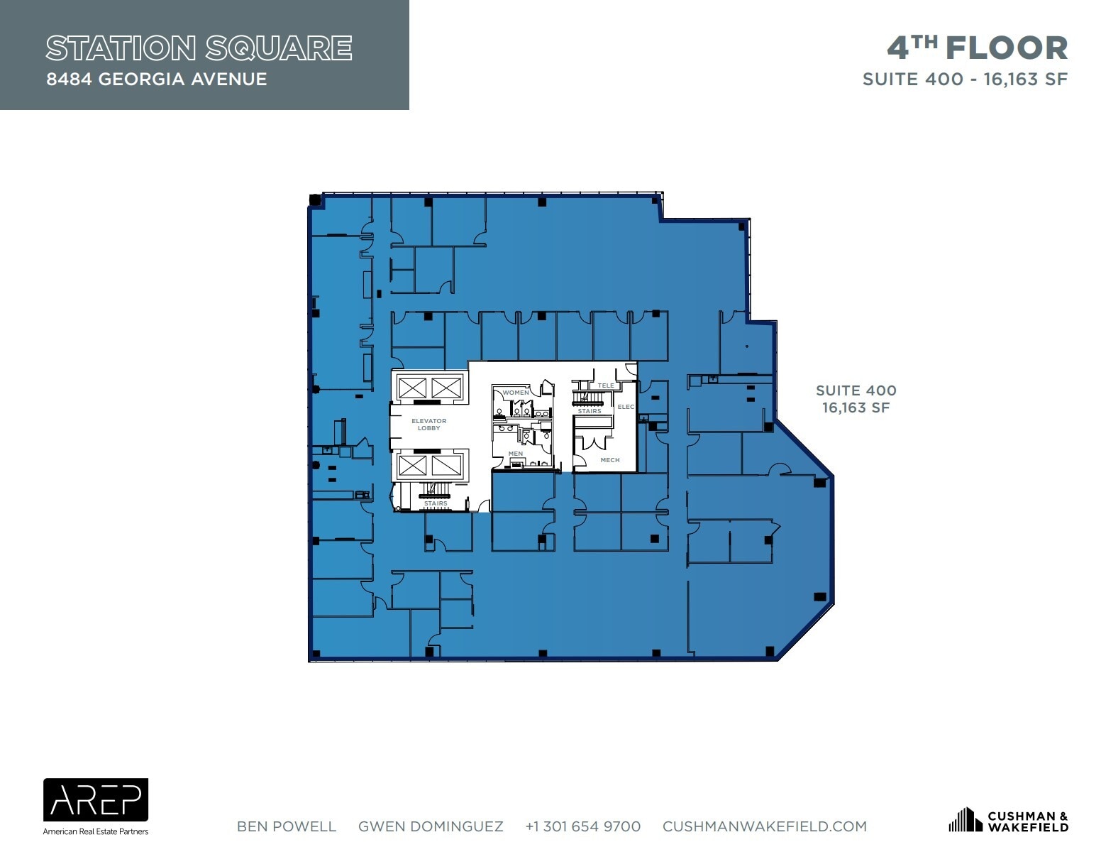 1100 Wayne Ave, Silver Spring, MD for lease Floor Plan- Image 1 of 1