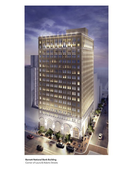 112 W Adams St, Jacksonville, FL for lease - Barnett Building Rendering - Image 1 of 2