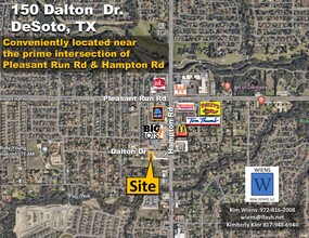 150 Dalton Dr, DeSoto, TX - aerial  map view - Image1