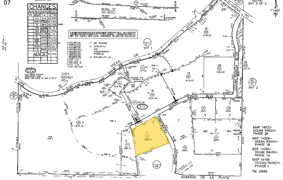 3977 Ocean Ranch Blvd, Oceanside, CA for lease - Plat Map - Image 2 of 9