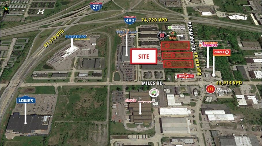 4914 Richmond Rd, Warrensville Heights, OH for sale Aerial- Image 1 of 1