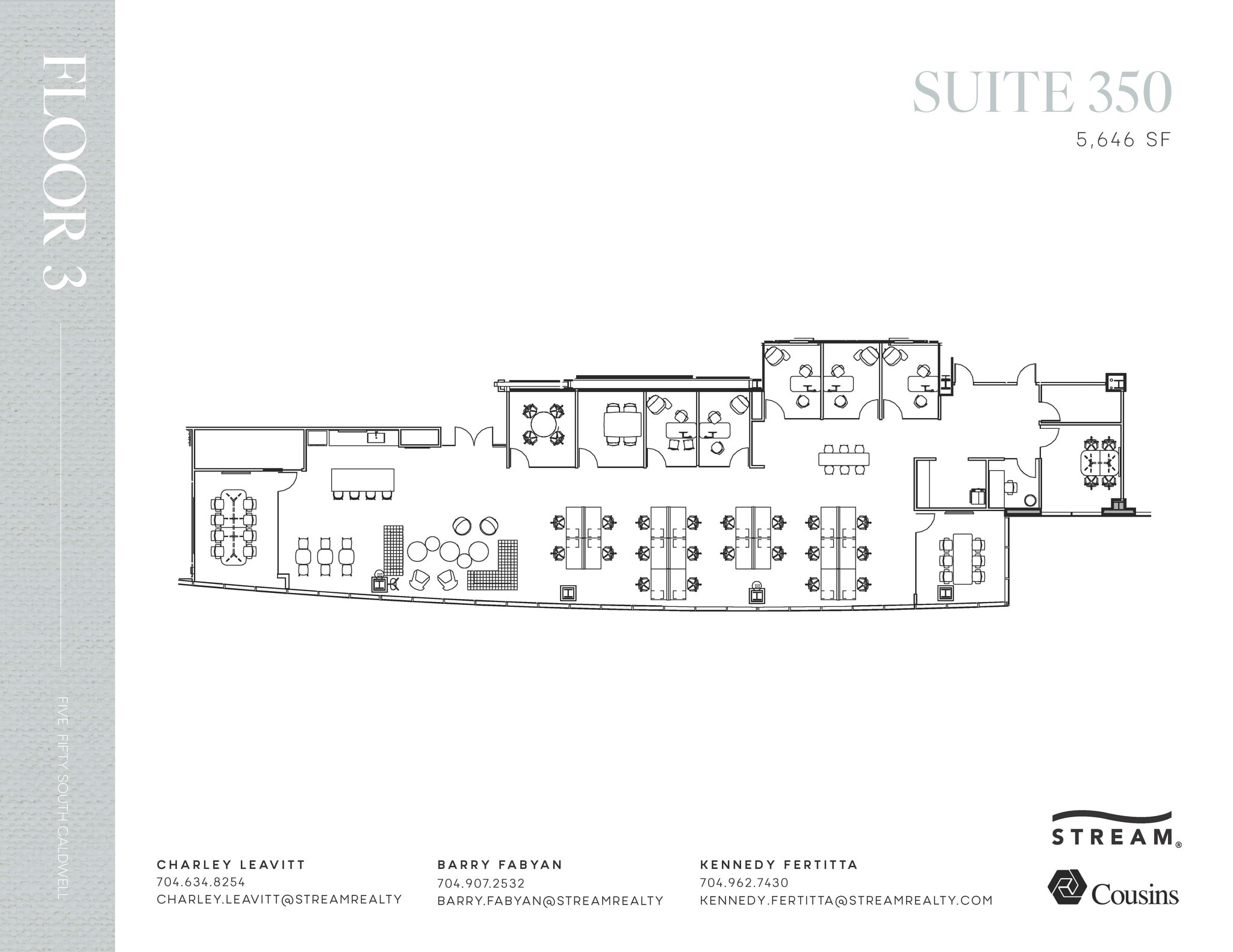 550 S Caldwell St, Charlotte, NC for lease Floor Plan- Image 1 of 1