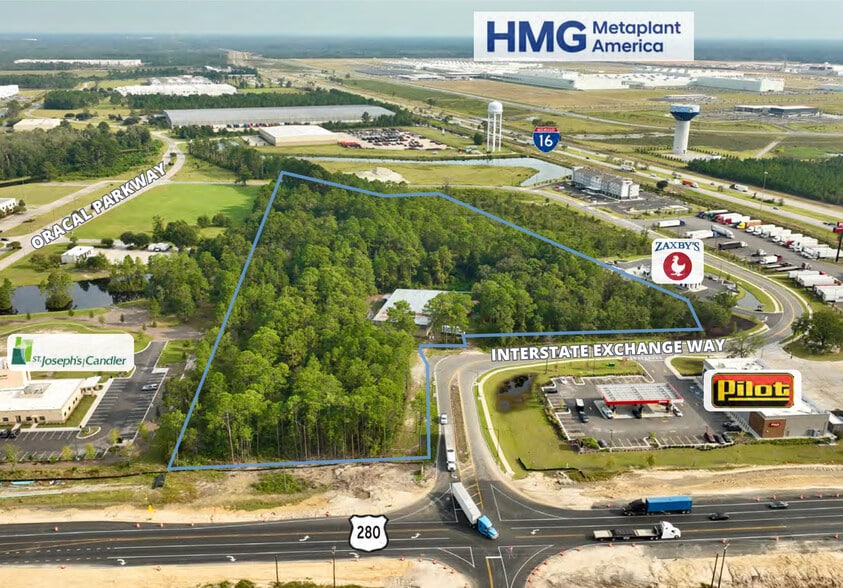 11232 US Highway 280, Ellabell, GA for sale - Aerial - Image 3 of 6