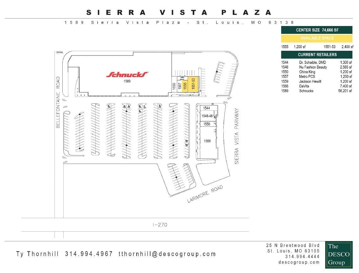 1553 Sierra Vista Plz, Saint Louis, MO for lease Site Plan- Image 1 of 1