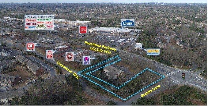Peachtree Pkwy, Suwanee, GA for sale - Aerial - Image 1 of 1