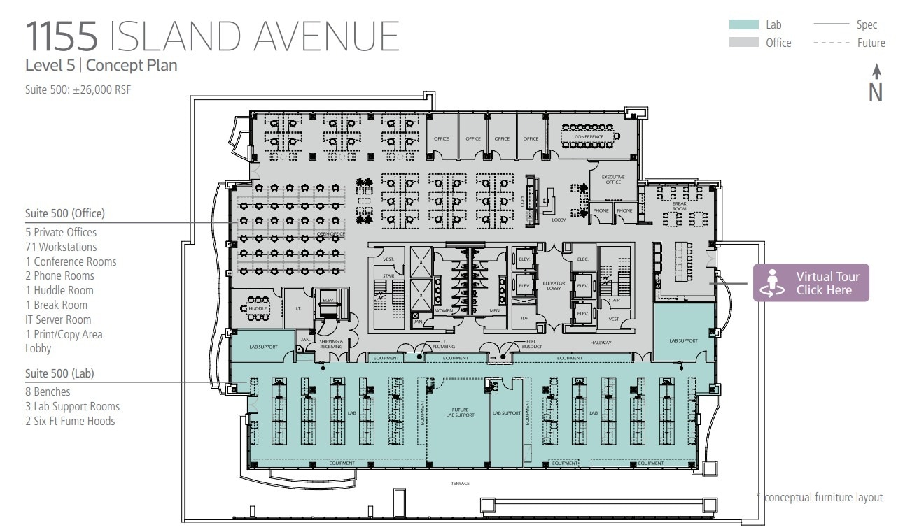 1155 Island Ave, San Diego, CA for lease Floor Plan- Image 1 of 1