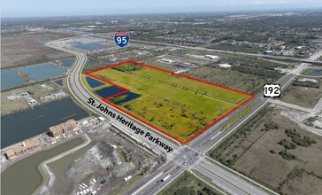 US Hwy 192, Melbourne, FL - aerial  map view