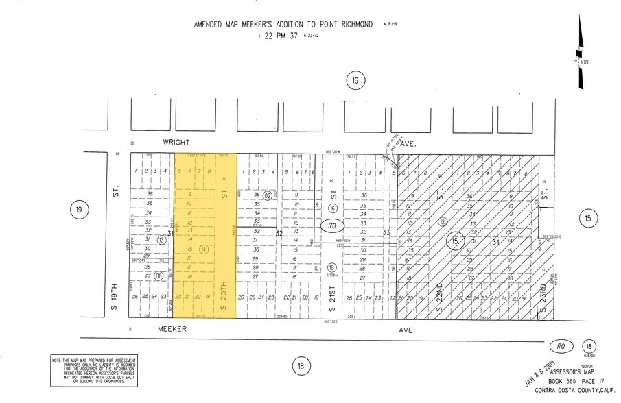 1961 Meeker Ave, Richmond, CA for lease - Plat Map - Image 2 of 7