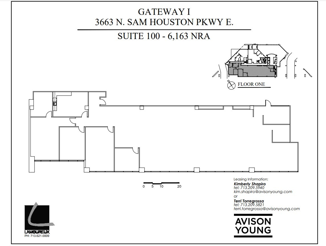 3663 N Sam Houston Pky E, Houston, TX for lease Floor Plan- Image 1 of 1