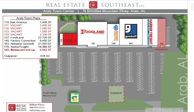 111 N Brindlee Mountain Pky, Arab, AL for lease Primary Photo- Image 1 of 2