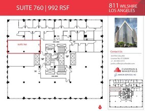 811 Wilshire Blvd, Los Angeles, CA for lease Floor Plan- Image 1 of 1