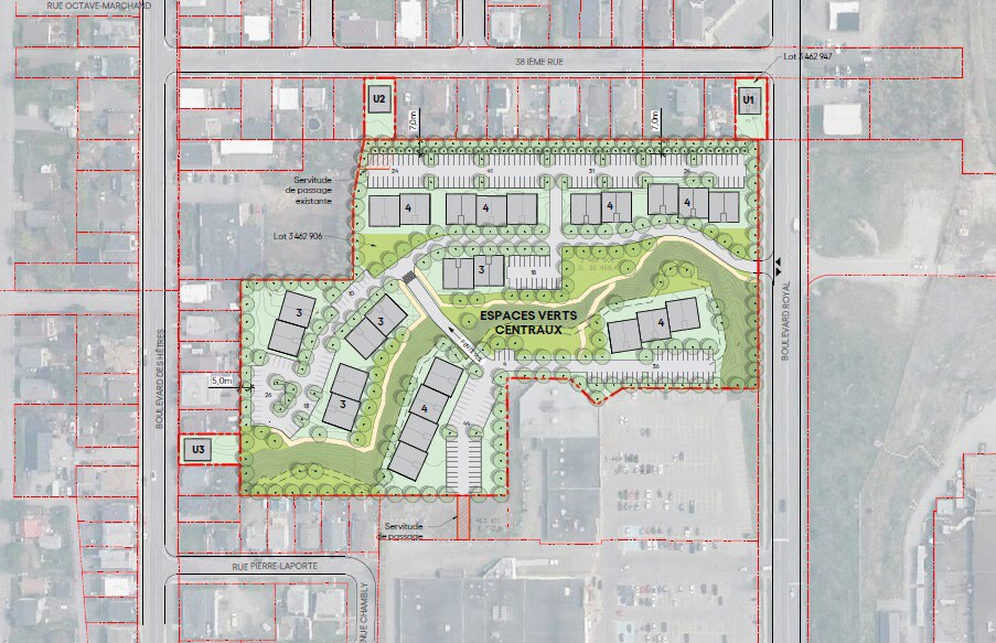 3353 Blvd Royal, Shawinigan, QC for sale - Site Plan - Image 2 of 8