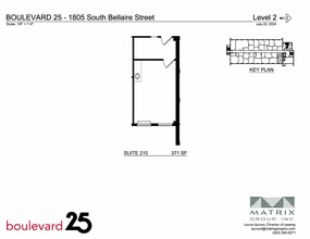 1805 S Bellaire St, Denver, CO for lease Site Plan- Image 1 of 2