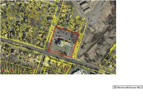 215 Broad St, Eatontown, NJ - aerial  map view