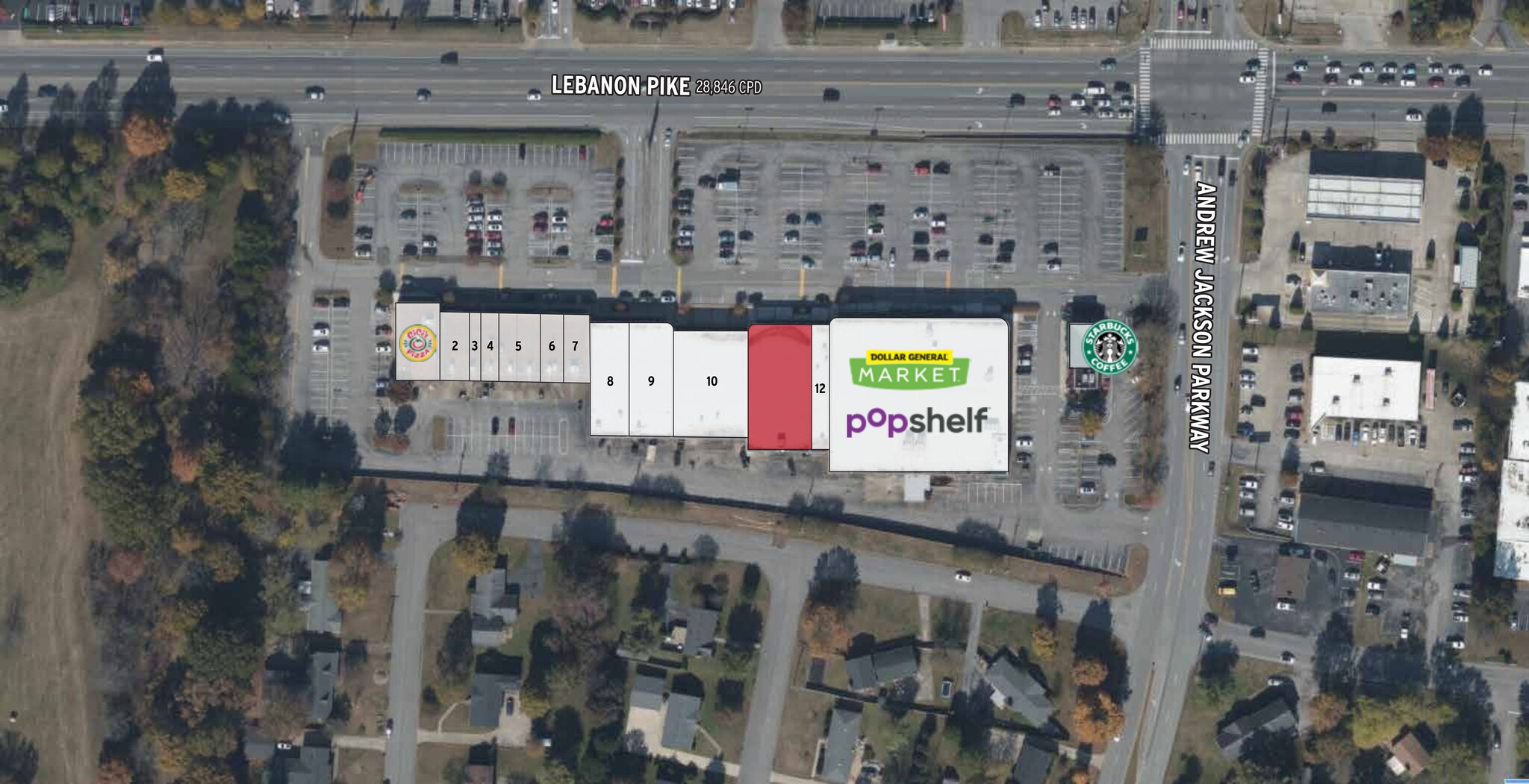 4453-4491 Lebanon Pike, Hermitage, TN for lease Site Plan- Image 1 of 1