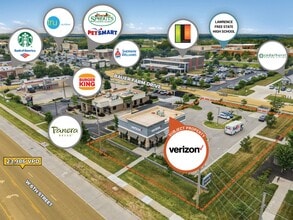 4651 Bauer Farm Dr, Lawrence, KS - AERIAL map view - Image1