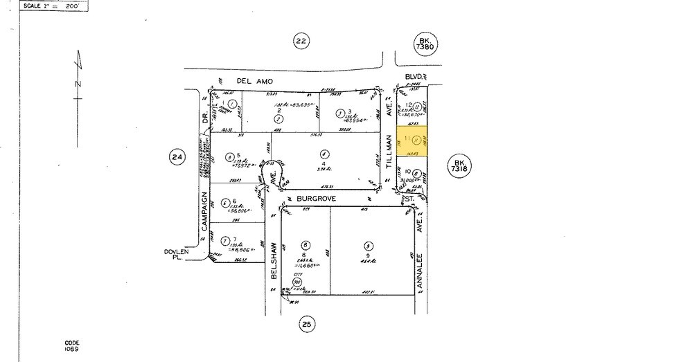 20430 Tillman Ave, Carson, CA for lease - Plat Map - Image 2 of 3