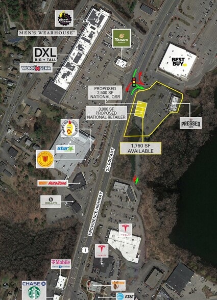 688-750 Providence Hwy, Dedham, MA for lease - Building Photo - Image 2 of 5