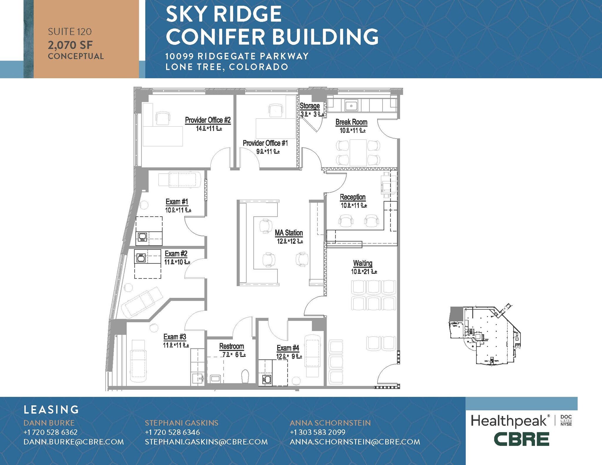 10535 Park Meadows Blvd, Lone Tree, CO for lease Floor Plan- Image 1 of 2