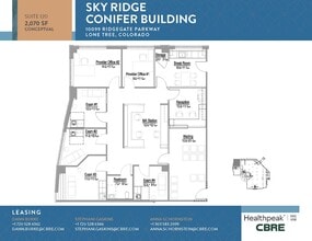 10535 Park Meadows Blvd, Lone Tree, CO for lease Floor Plan- Image 1 of 2
